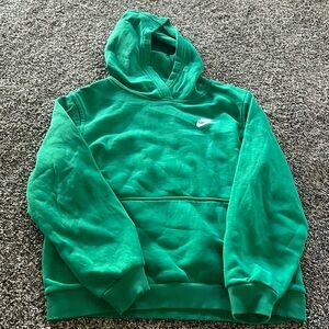 Boys large green Nike hoodie